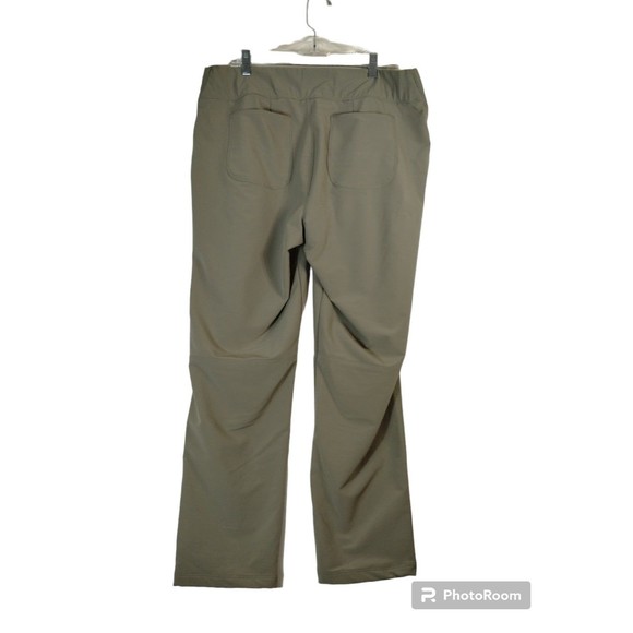 Weatherproof Pants Women's XL Moss Green Stretch Pull On Slim Pant 2 Pockets - Picture 2 of 12
